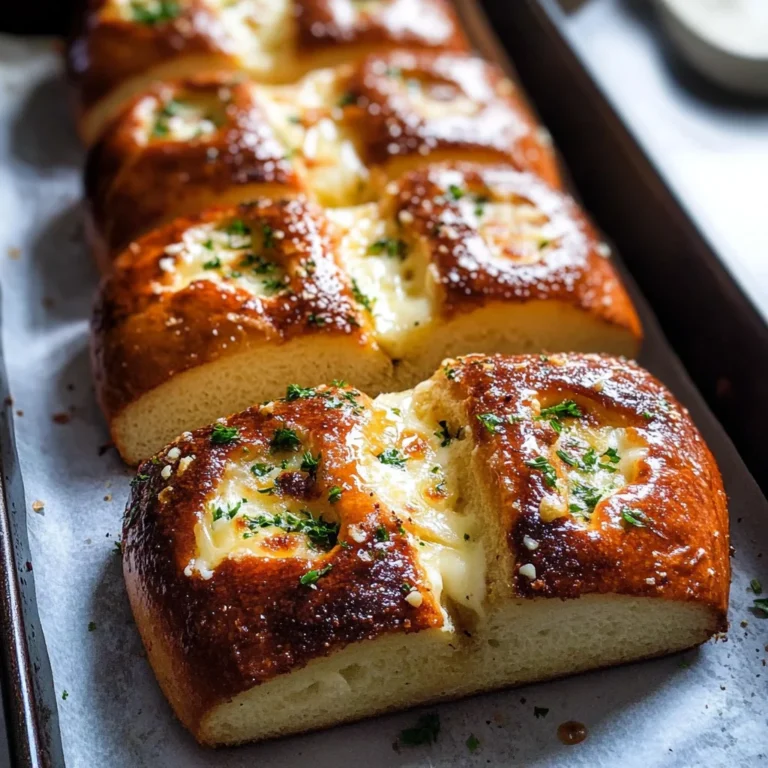 Korean Cream Cheese Garlic Bread