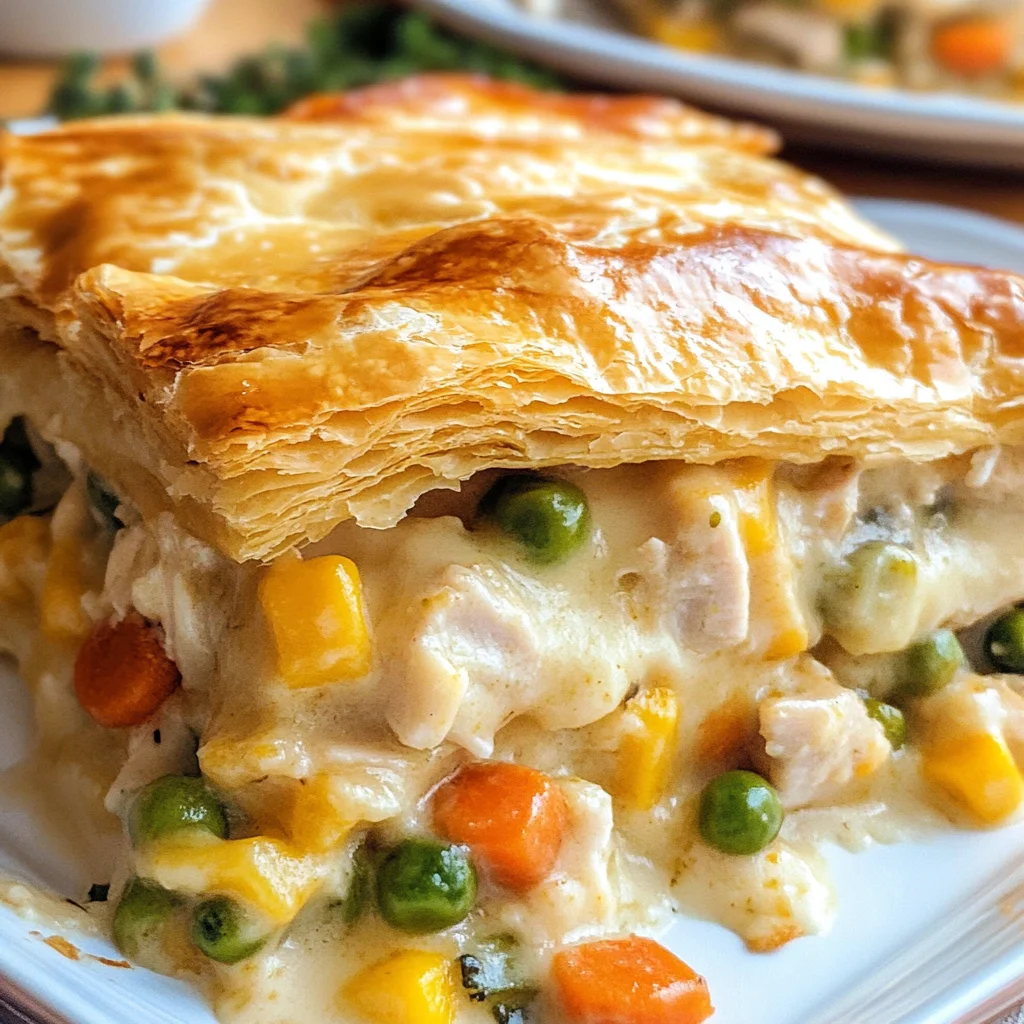 Leftover Turkey Pot-Pie Casserole