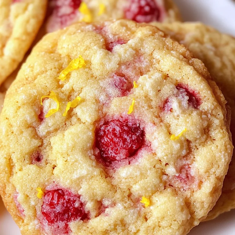 Lemon Raspberry Cookies