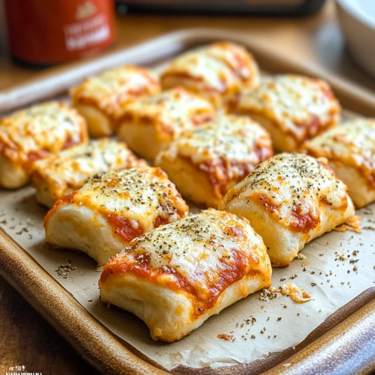 Low-Calorie Pizza Rolls (3-Ingredient Hack!)