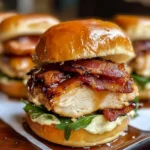 Maple Chicken Bacon Sliders