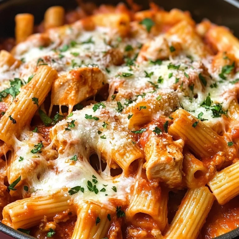 One Pot Chicken Parmesan Pasta