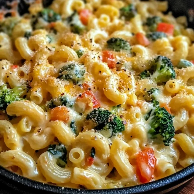 One Pot Veggie Mac and Cheese