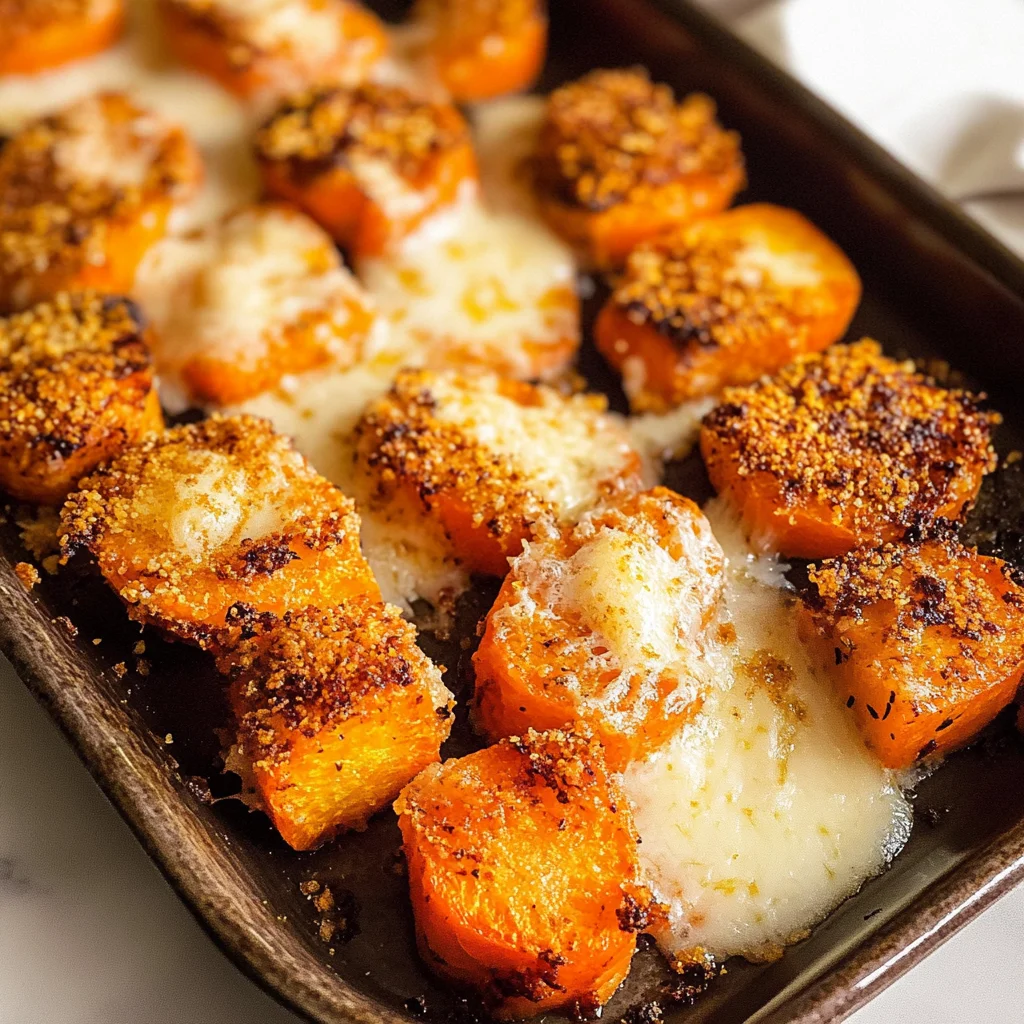 Parmesan Crusted Carrots Recipe
