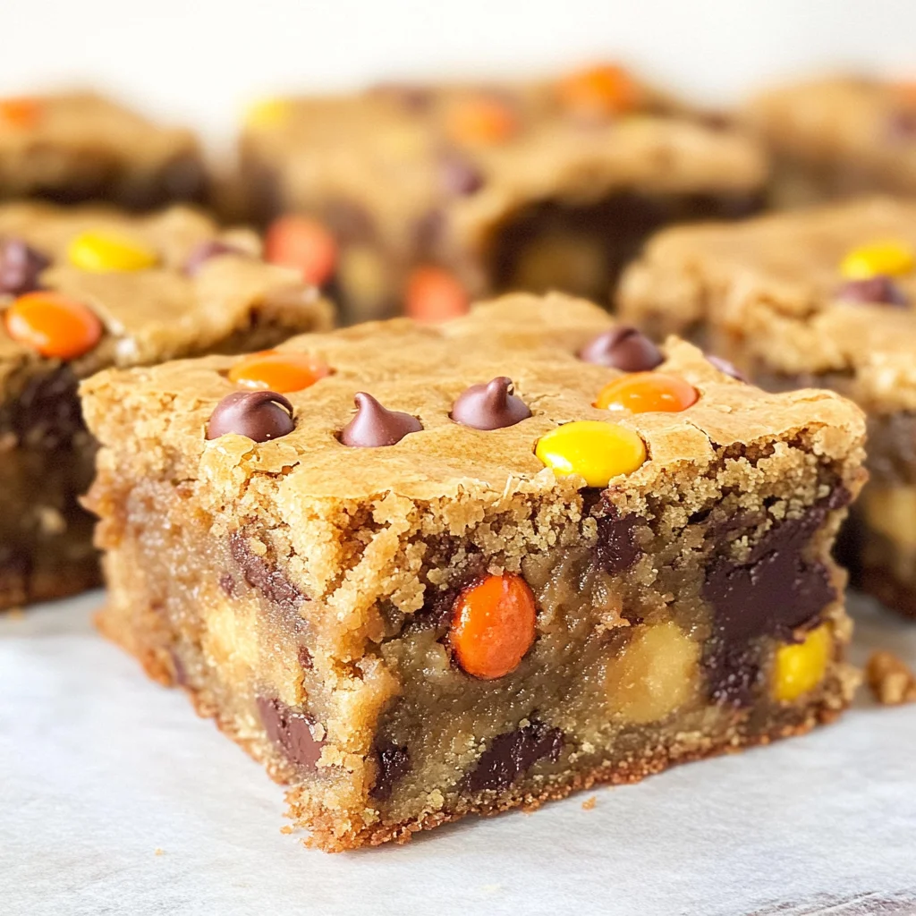 Peanut Butter Blondies