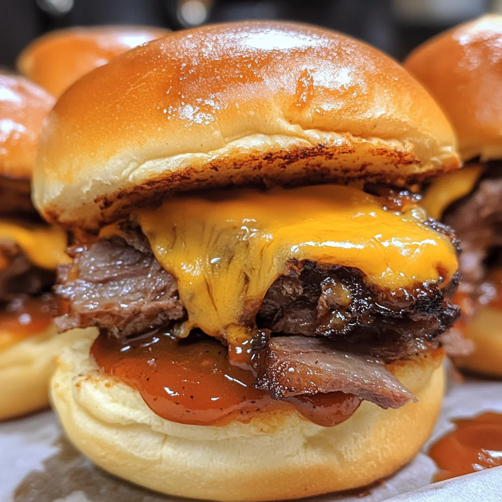 Roast Beef & Cheddar Sliders