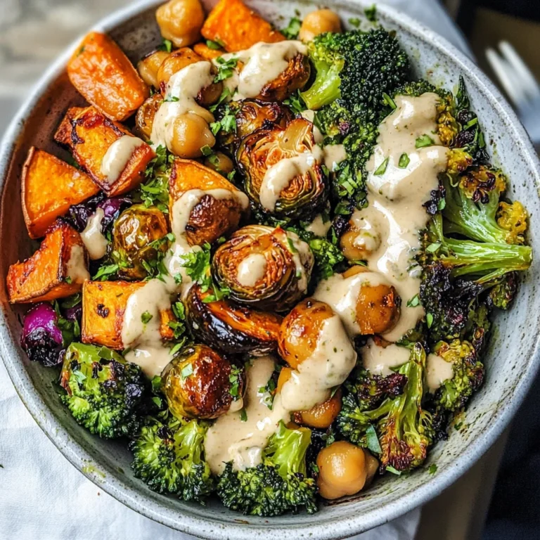 Roasted Chickpea & Veggie Bowl