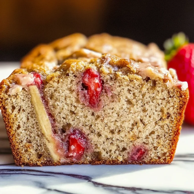 Strawberry Banana Bread Recipe
