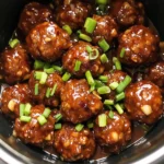 Sweet and Spicy Slow Cooker Meatballs