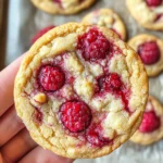 Vanilla Raspberry Cookies