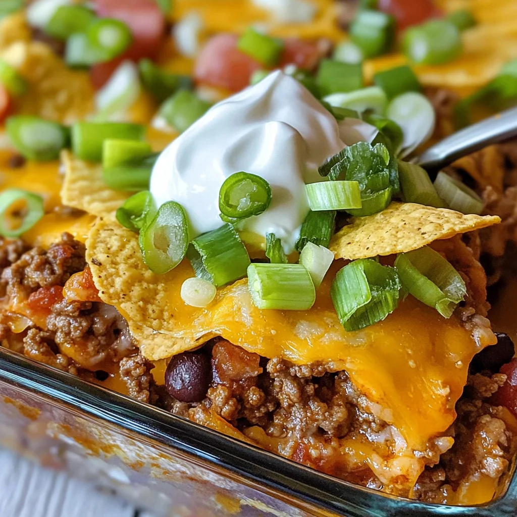 Walking Taco Casserole Recipe
