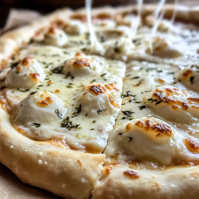 White Garlic Pizza Sauce – Creamy & Perfect for Homemade Pizza