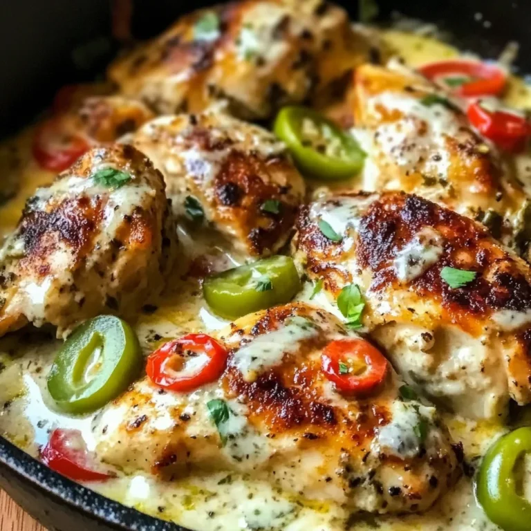 Creamy Pepperoncini Chicken Skillet Recipe - Quick & Easy