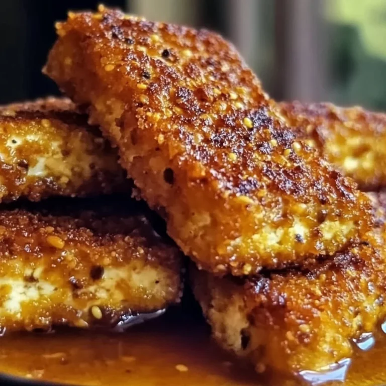 Crispy Baked Honey Mustard Tofu Tenders