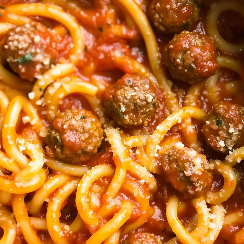 Easy Homemade Spaghetti O's with Meatballs
