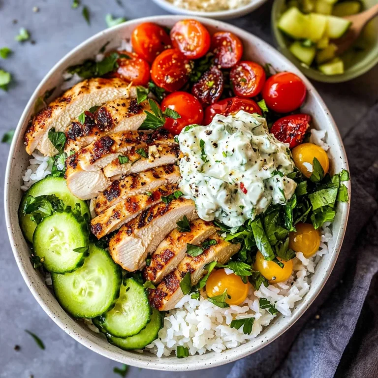 Greek Chicken Bowls