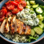 Greek Chicken Bowls