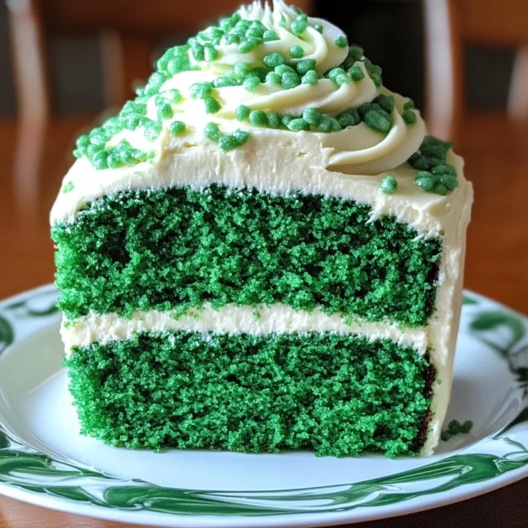 Green Velvet Cake
