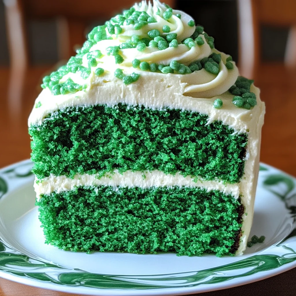 Green Velvet Cake