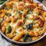 Healthy Cottage Cheese Pasta Bake With Veggies