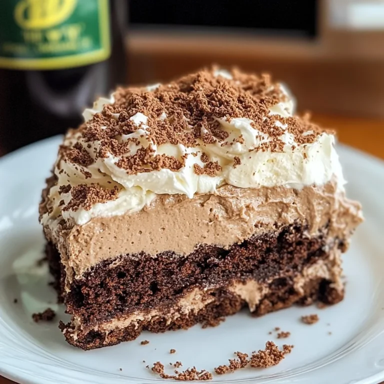 Irish Cream Poke Cake