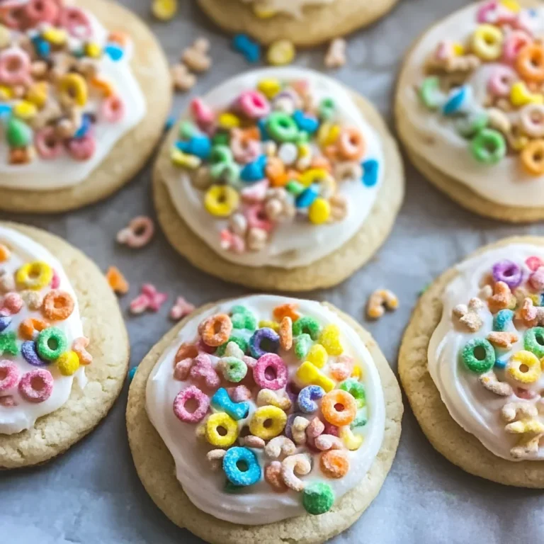 Lucky Charms Frosted Sugar Cookies