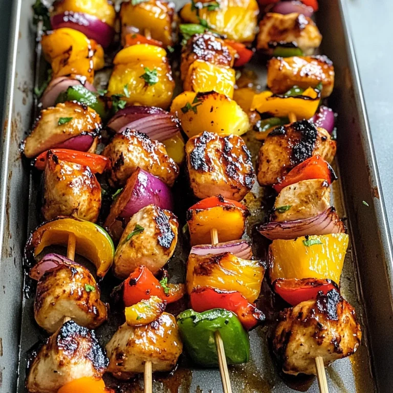 Pineapple Chicken Kabobs