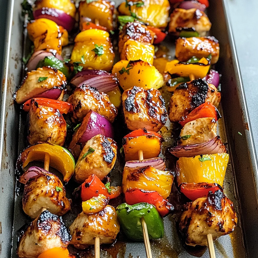 Pineapple Chicken Kabobs