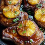 Pineapple Teriyaki Pork Chops