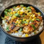 Street Corn Chicken Rice Bowl