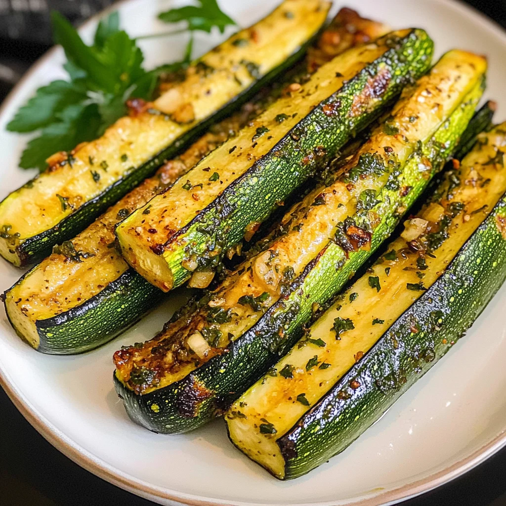 20 Minute Roasted Zucchini (Not Soggy!)