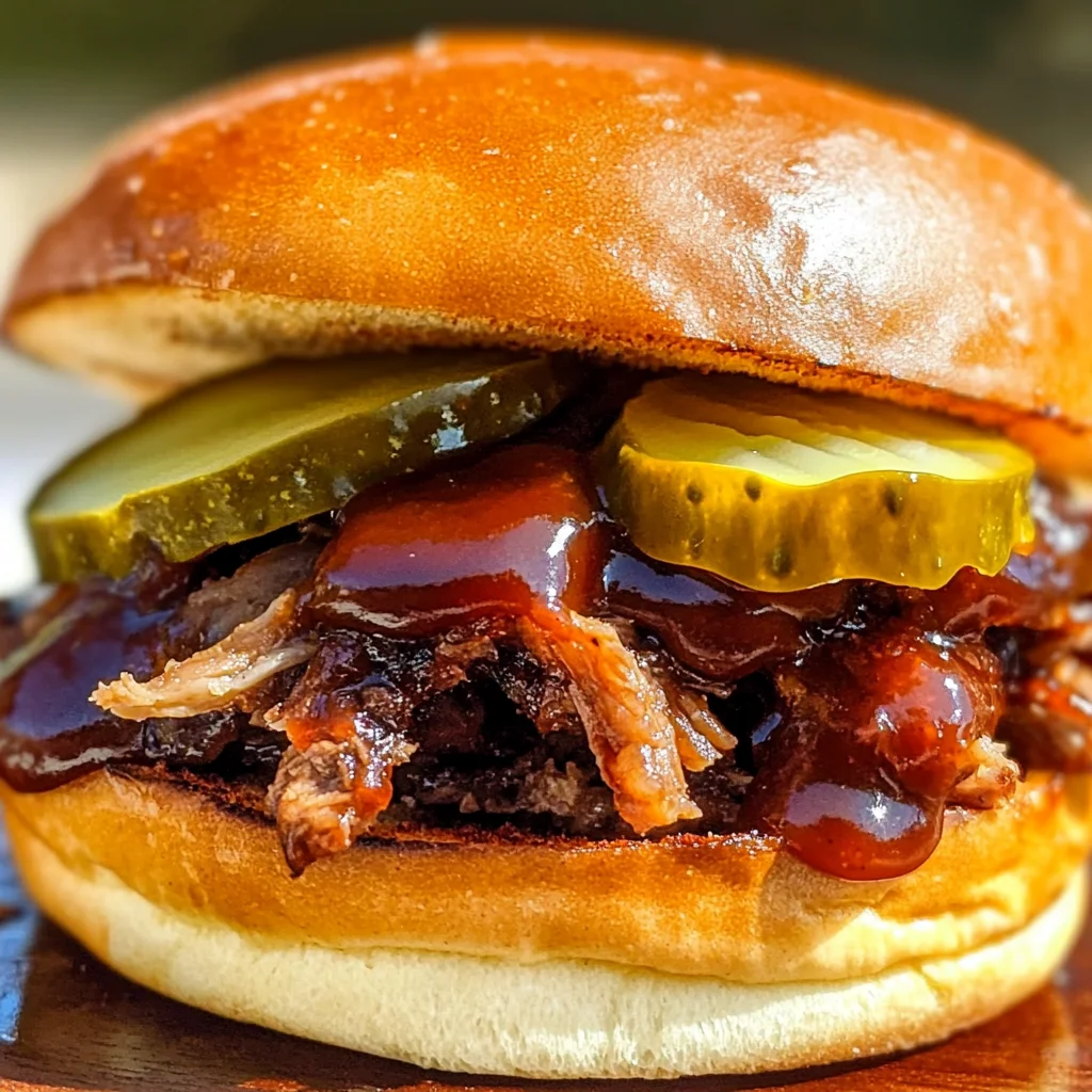 BBQ Venison Sandwich | Slow Cooker Venison Barbecue