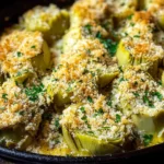Baked Artichoke Hearts with Seasoned Breadcrumbs