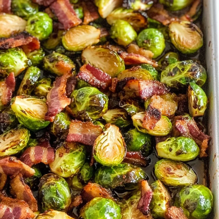 Balsamic Brown Sugar Brussels Sprouts
