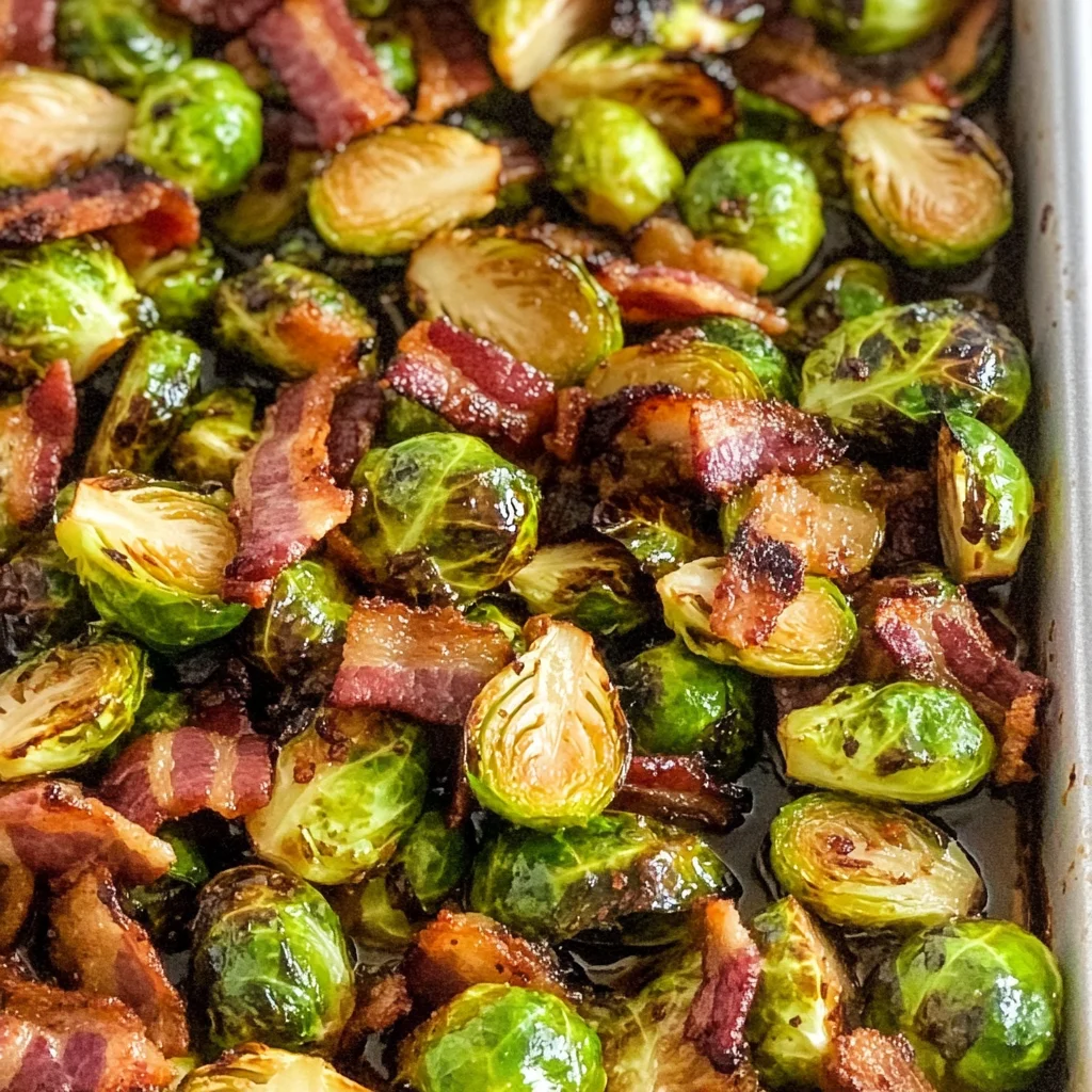 Balsamic Brown Sugar Brussels Sprouts