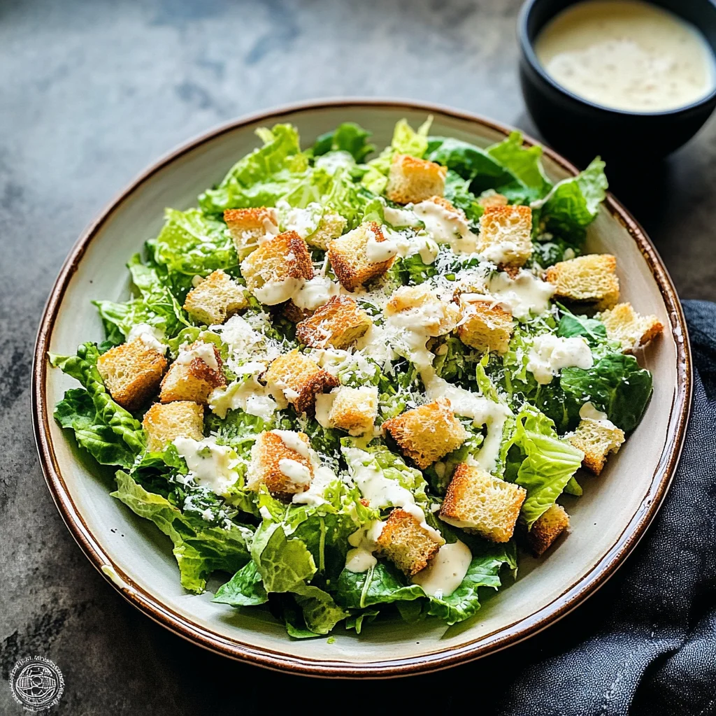 Best Caesar Salad Recipe with Salad Dressing from Scratch