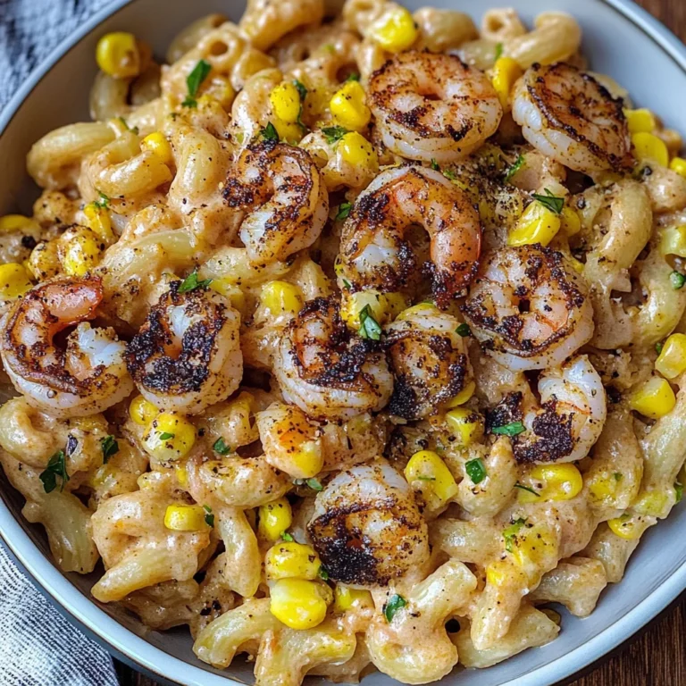 Blackened Shrimp Cavatappi