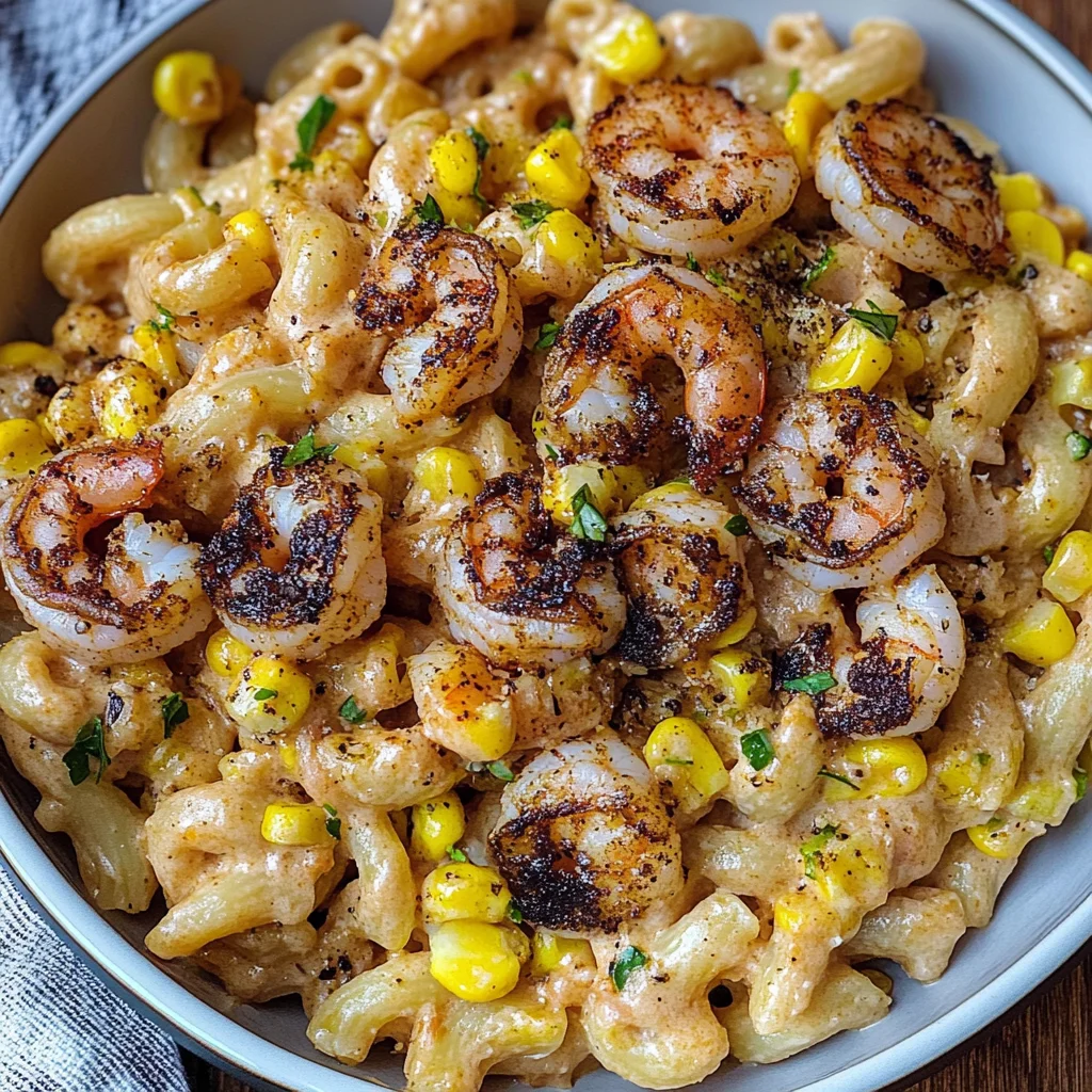 Blackened Shrimp Cavatappi