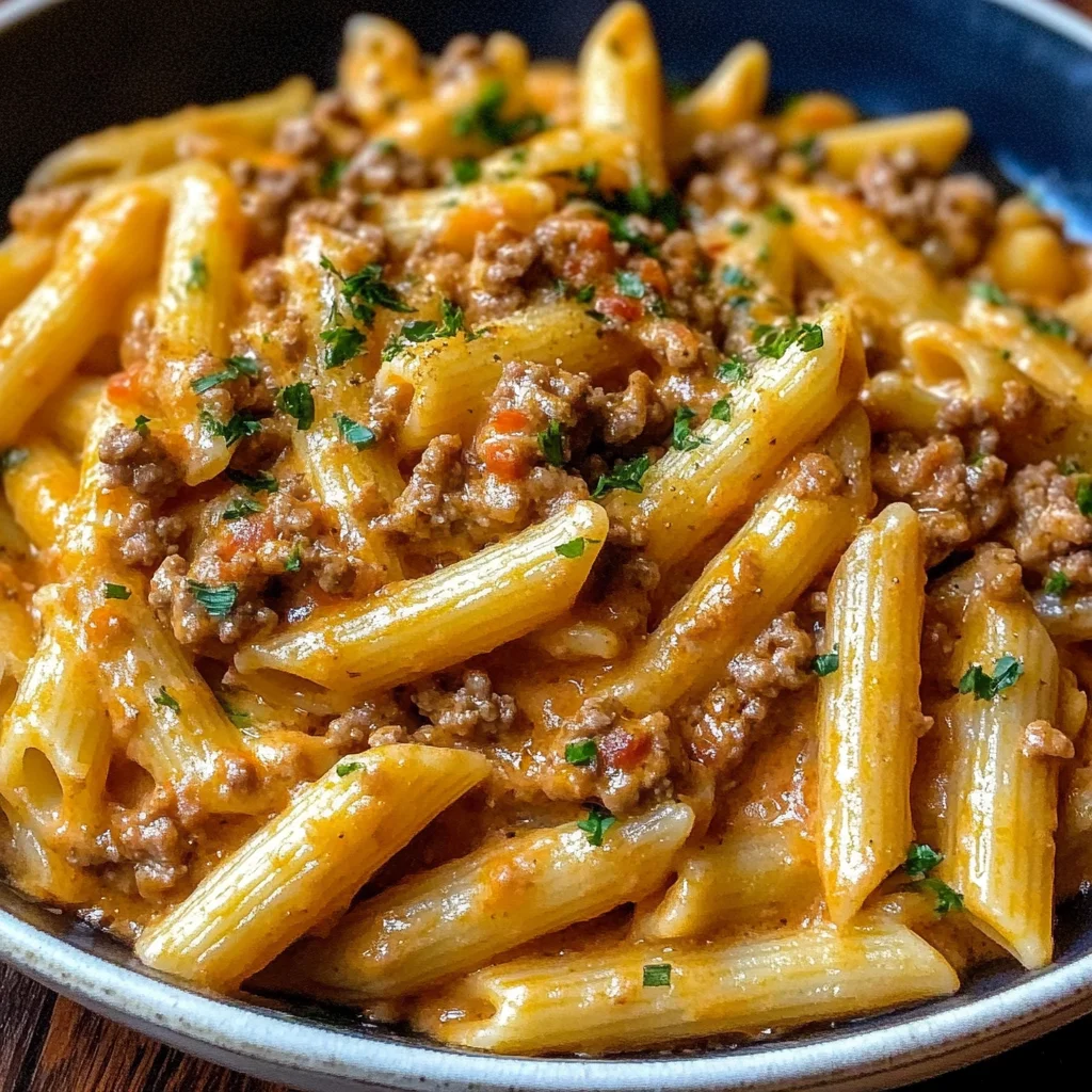 Creamy Beef Pasta
