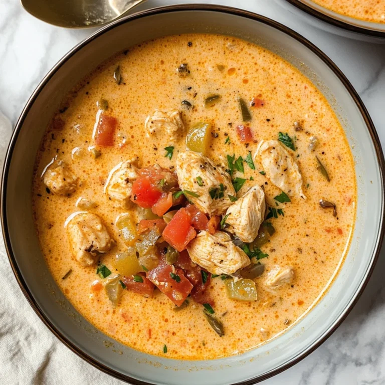 Creamy Cajun Chicken Soup