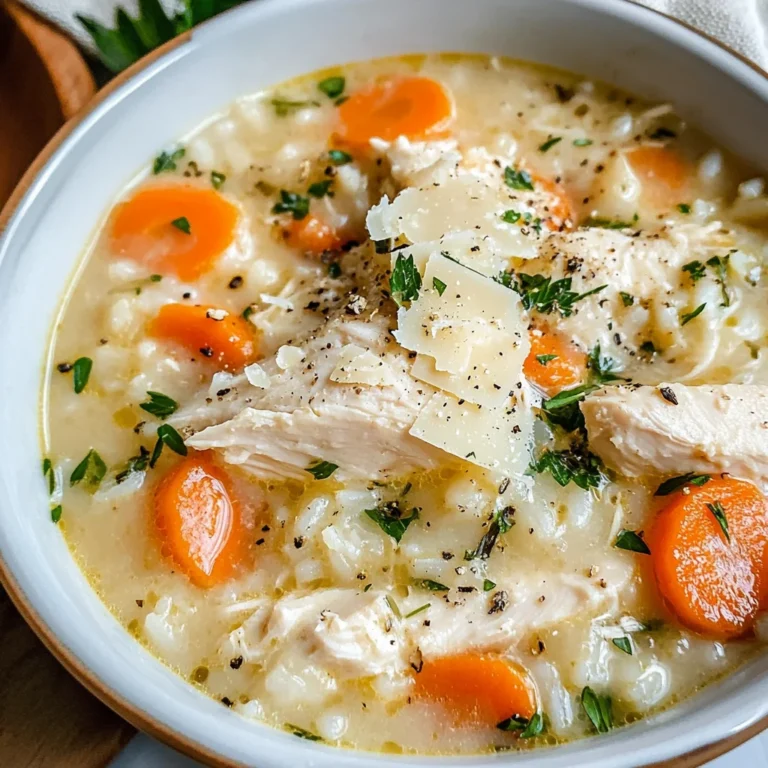 Creamy Chicken and Rice Soup