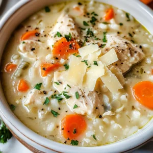 Creamy Chicken and Rice Soup