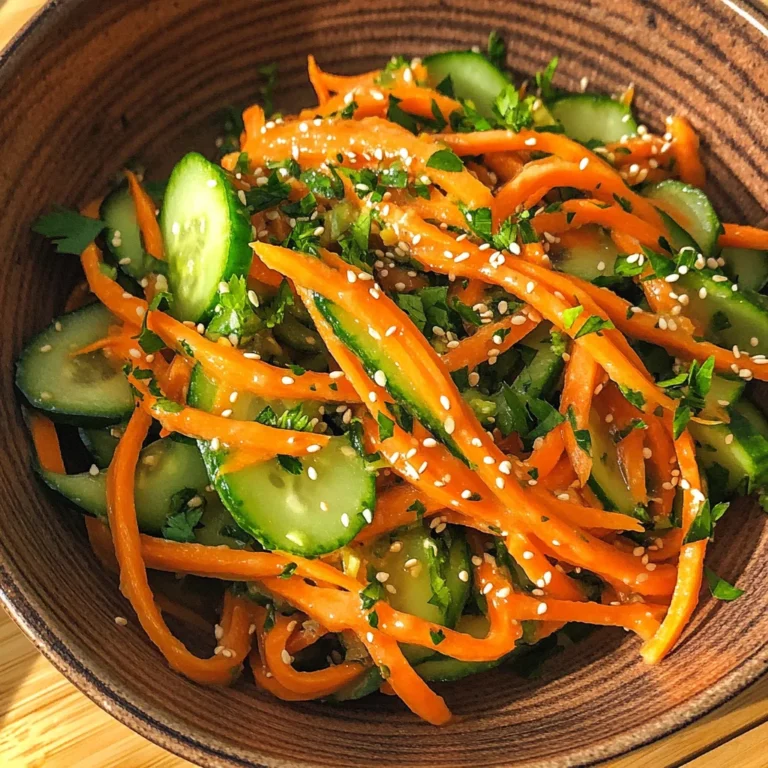 Cucumber Carrot Salad