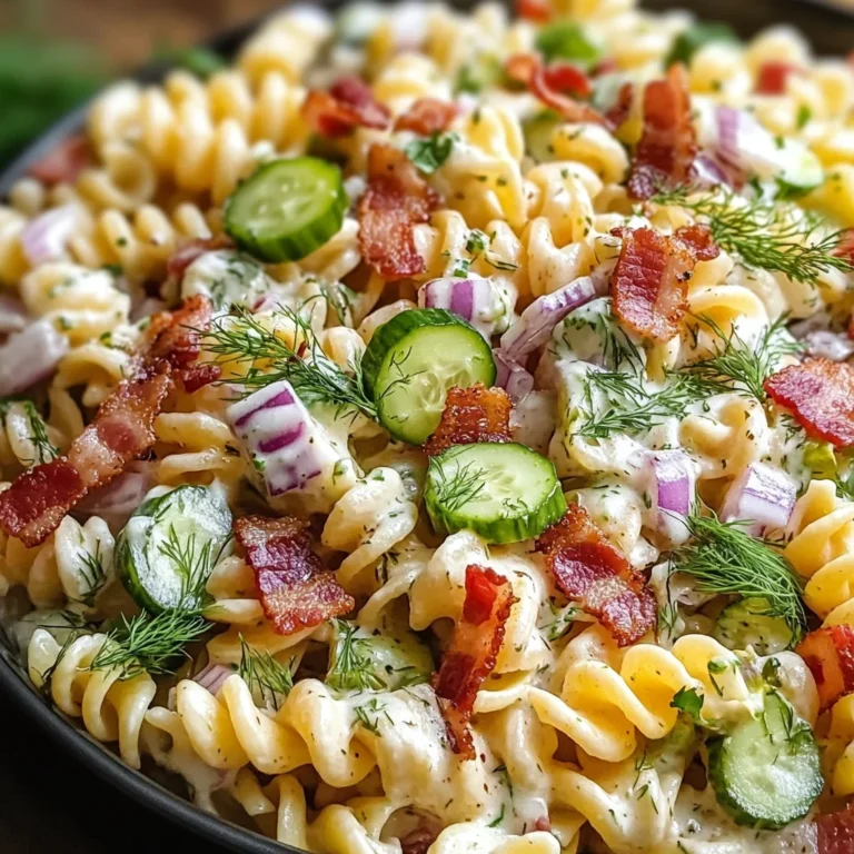 Dill Pickle Bacon Pasta Salad That Will Wow Your Taste Buds