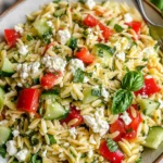 Easy Lemon Orzo Salad with Feta