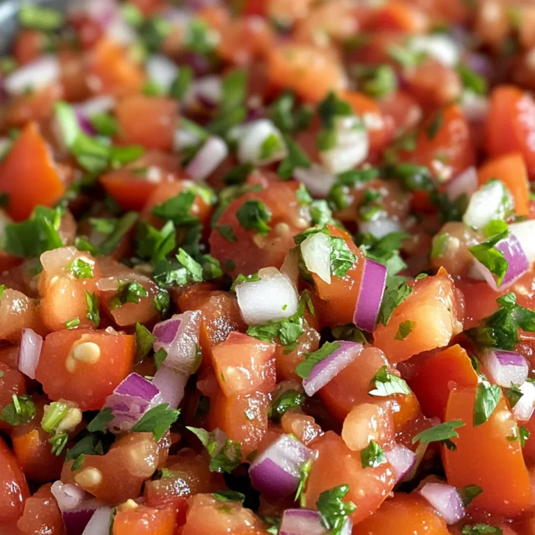 Fresh Tomato Salsa