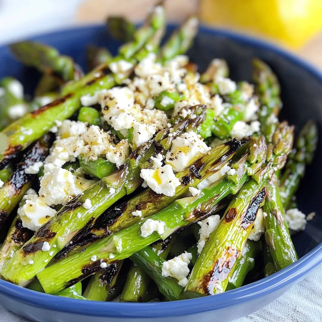 Grilled Asparagus & Feta Salad