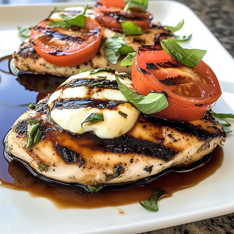 Grilled Chicken Caprese