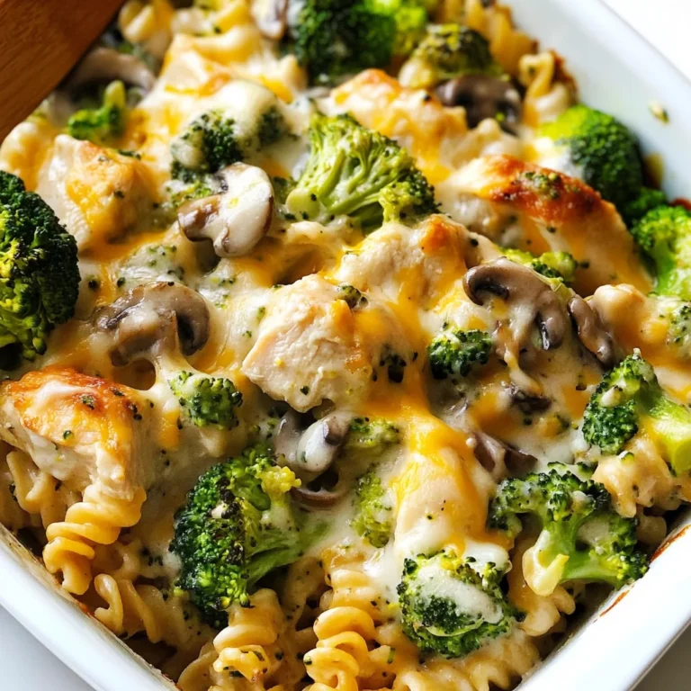 Healthier Broccoli Chicken Casserole