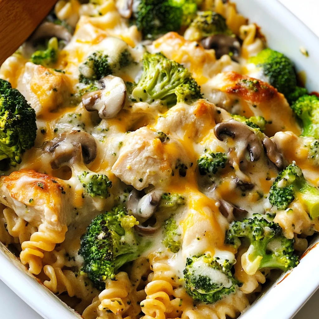 Healthier Broccoli Chicken Casserole